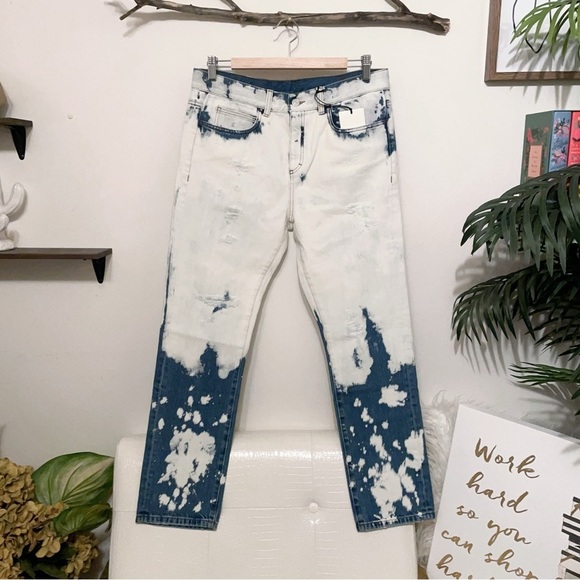 NWT Gucci Hand Bleached Punk Denim Jeans size 28 - Picture 6 of 15